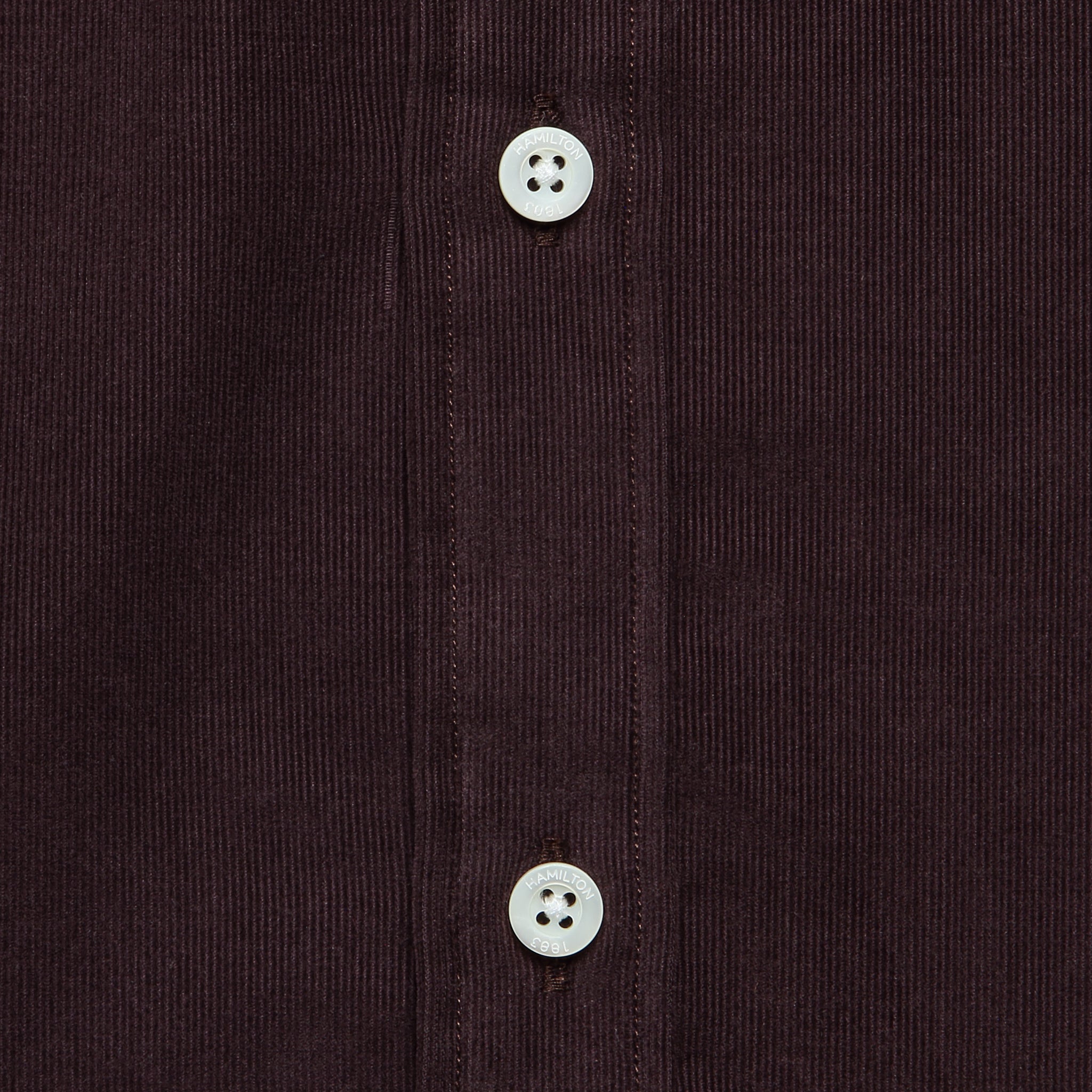 Micro Corduroy Shirt - Burgundy - Hamilton Shirt Co. - STAG Provisions - Tops - L/S Woven - Corduroy