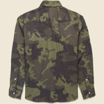 Herringbone Twill Westerm Shirt - Camo - Hamilton Shirt Co. - STAG Provisions - Tops - L/S Woven - Other Pattern