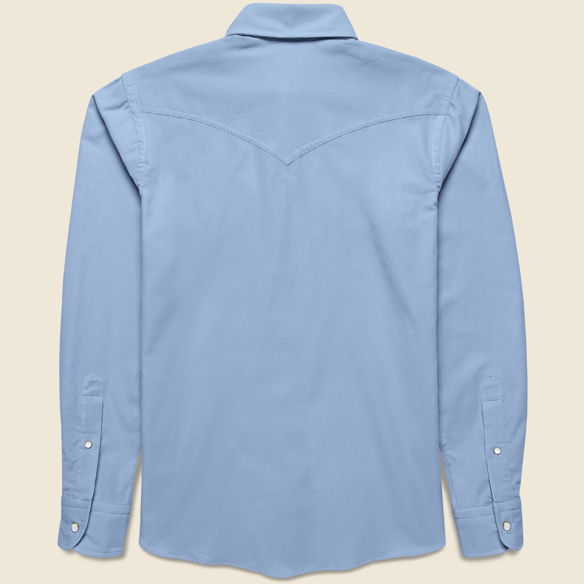 
                          Micro Corduroy Western Shirt - Steel Blue - Hamilton Shirt Co. - STAG Provisions - Tops - L/S Woven - Corduroy
                        