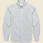 Brushed Twill Sport Shirt - Grey/Green Plaid - Hamilton Shirt Co. - STAG Provisions - Tops - L/S Woven - Plaid