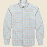 Brushed Twill Sport Shirt - Grey/Green Plaid - Hamilton Shirt Co. - STAG Provisions - Tops - L/S Woven - Plaid