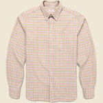 Brushed Twill Sport Shirt - Grey/Pink Plaid - Hamilton Shirt Co. - STAG Provisions - Tops - L/S Woven - Plaid