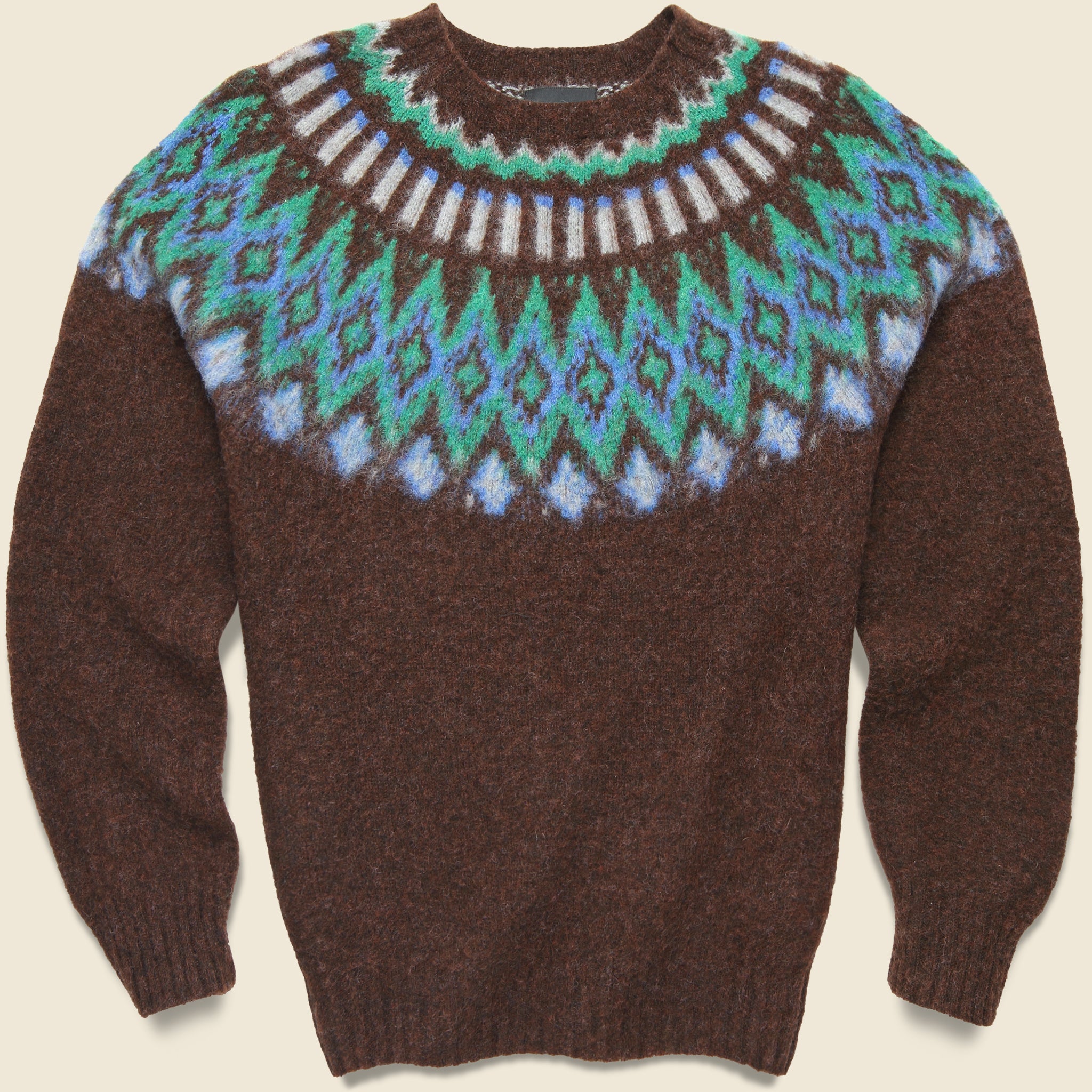 Future Fantasy Fair Isle Sweater - Brownish - Howlin - STAG Provisions - Tops - Sweater