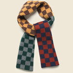 Cosmic Checkerboard Scarf - Navy - Howlin - STAG Provisions - Accessories - Scarves