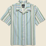 Cocktail Seersucker Shirt - Tropical Stripes - Howlin - STAG Provisions - Tops - S/S Woven - Seersucker