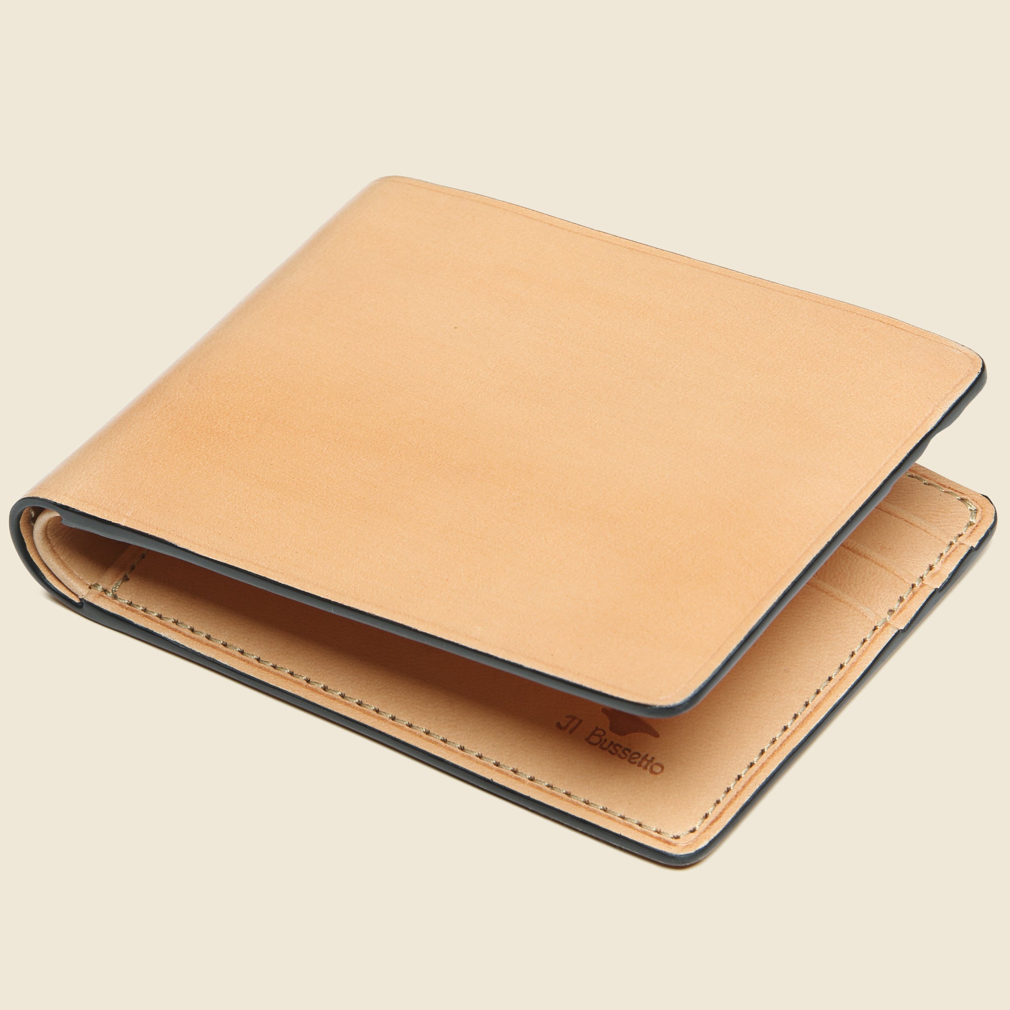 
                          Small Bi-Fold Wallet - Natural
                        