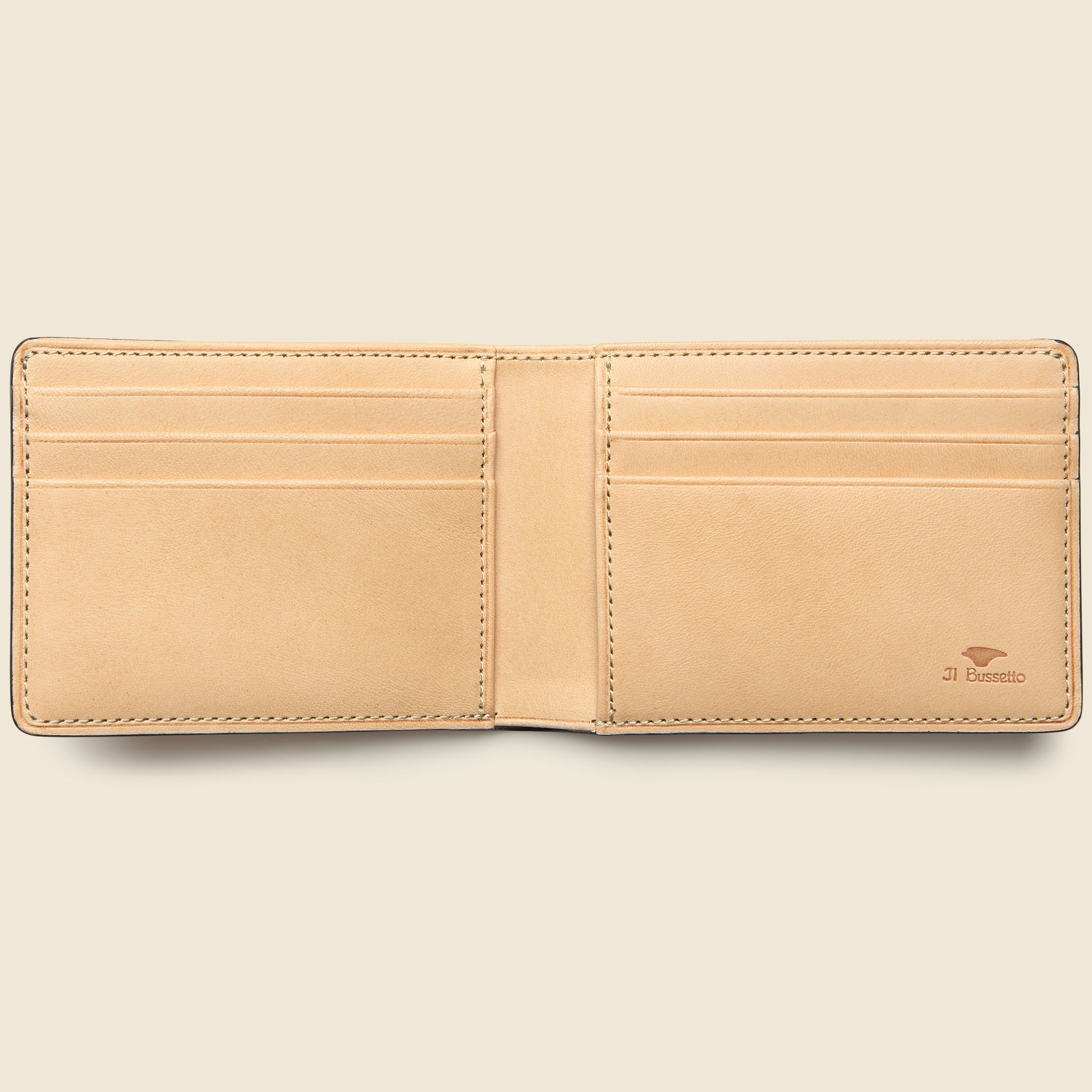 
                          Small Bi-Fold Wallet - Natural
                        