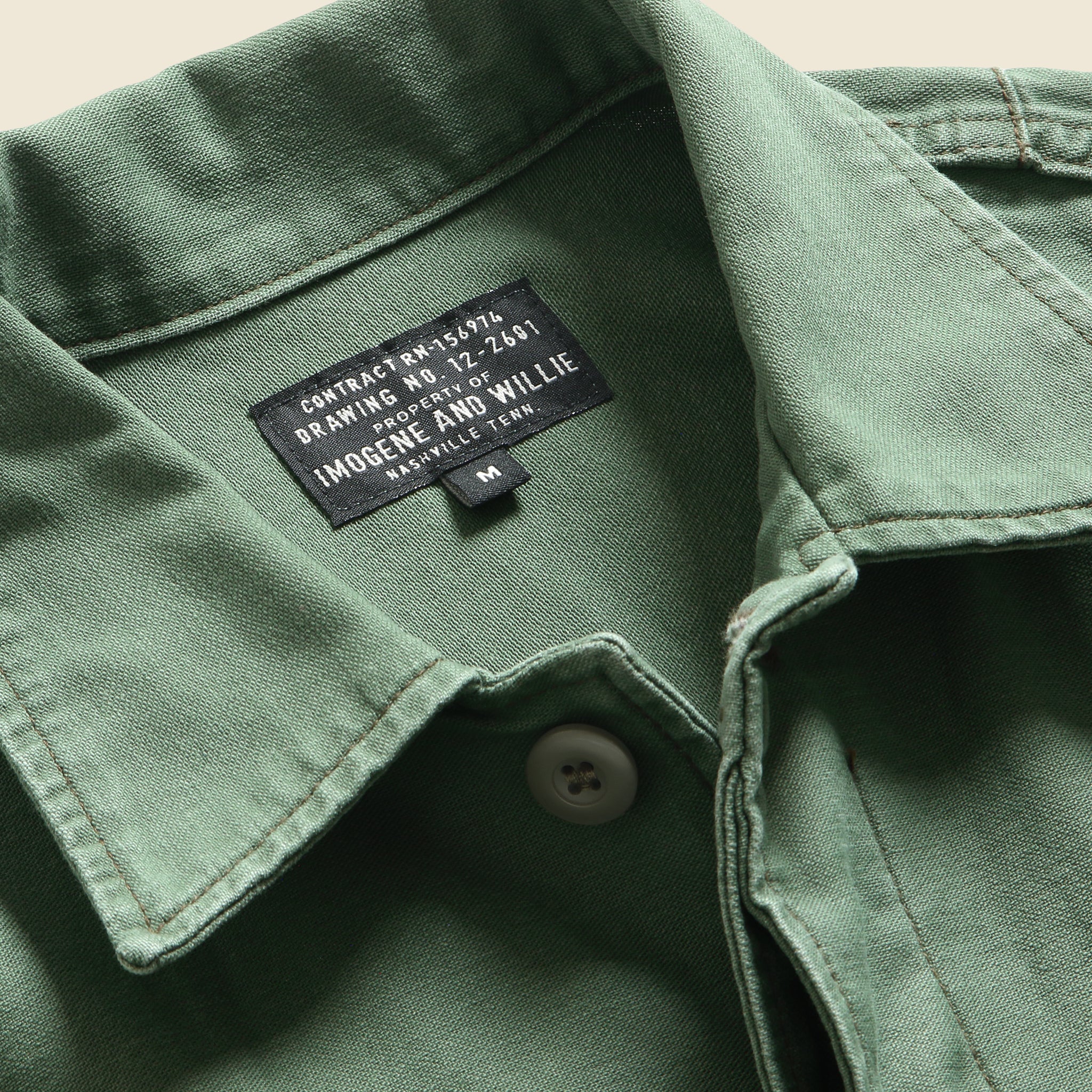 
                          Military Shirt Jacket - Fatigue Green
                        