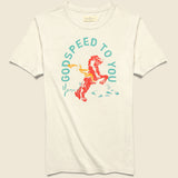 Godspeed Tee - Vintage White - Imogene + Willie - STAG Provisions - Tops - S/S Tee - Graphic