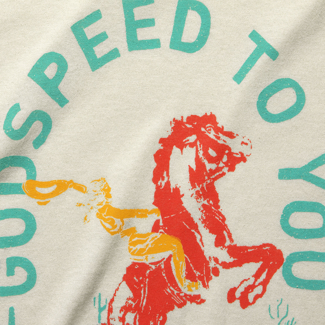 Godspeed Tee - Vintage White - Imogene + Willie - STAG Provisions - Tops - S/S Tee - Graphic
