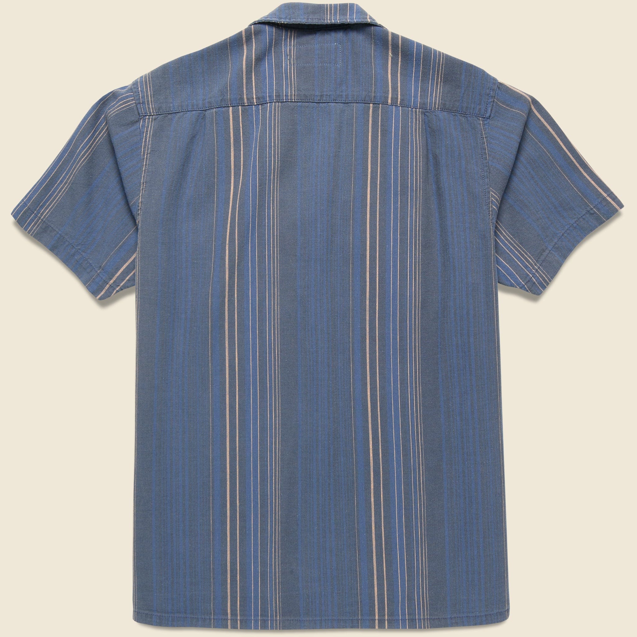 
                          Serra Camp Shirt - Indigo Stripe - Imogene + Willie - STAG Provisions - Tops - S/S Woven - Stripe
                        