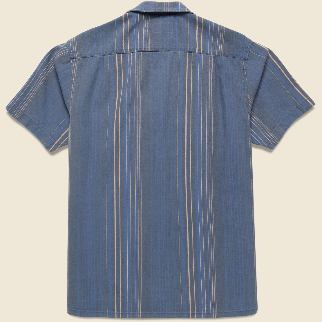 Serra Camp Shirt - Indigo Stripe