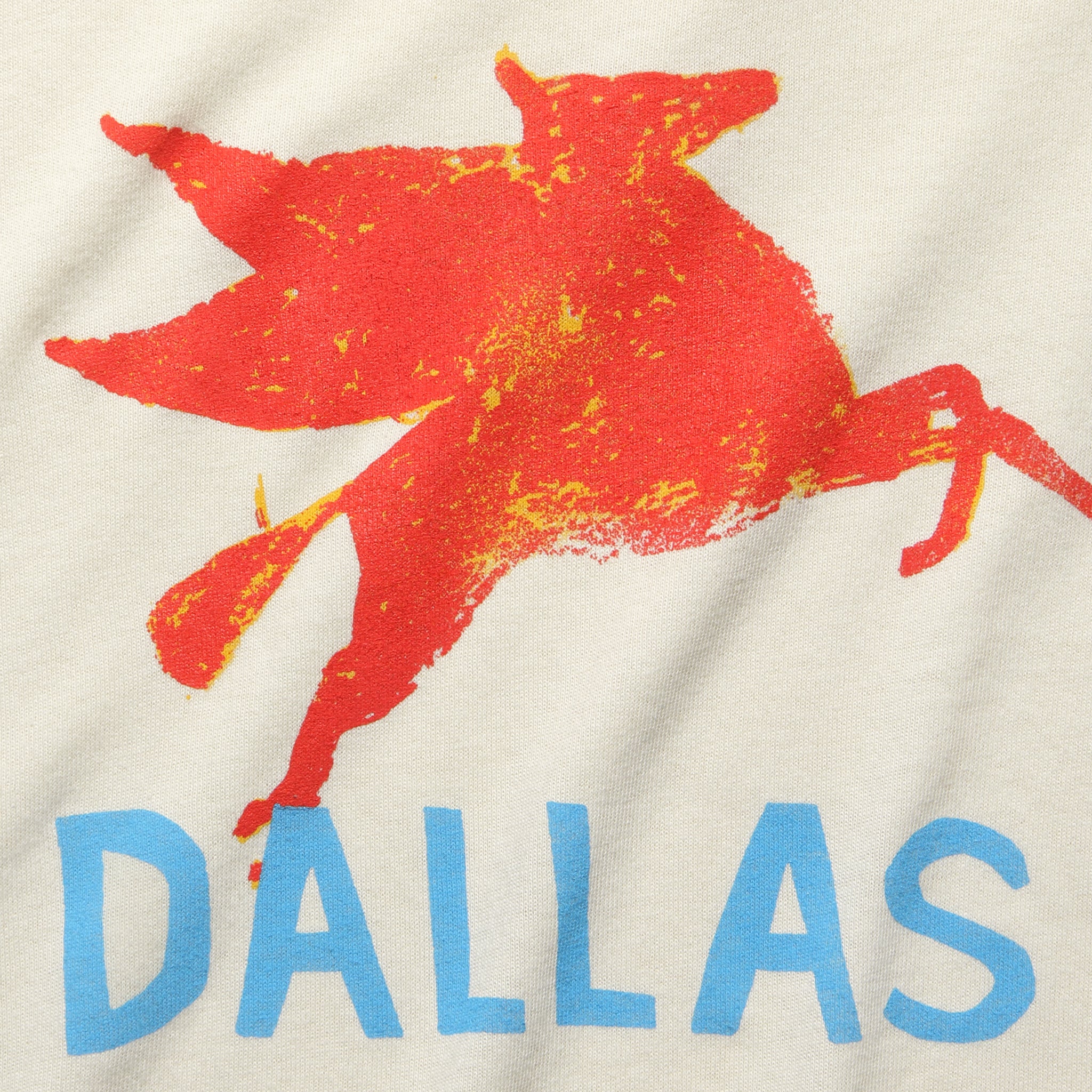 
                          Dallas Pegasus Tee - Vintage White
                        