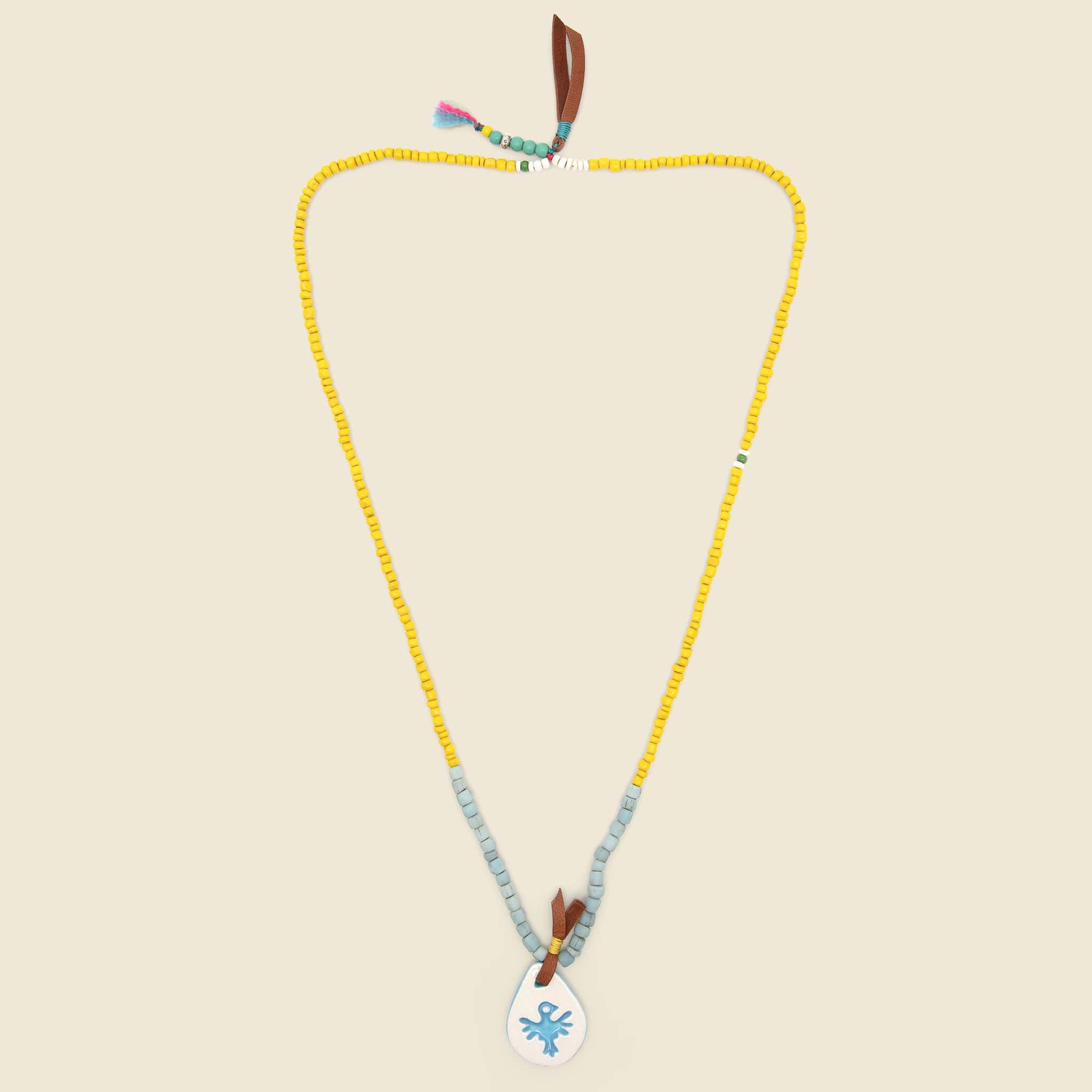 
                          Turquoise Blue Thunderbird Necklace - Jolly Knot Club - STAG Provisions - Accessories - Necklaces
                        