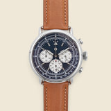 Avigator Meca-Quartz Chronograph Watch - Navy/Brown/White - Jack Mason - STAG Provisions - Accessories - Watches