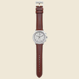 Avigator Multi-Scale Chronograph Watch - White/Brown - Jack Mason - STAG Provisions - Accessories - Watches