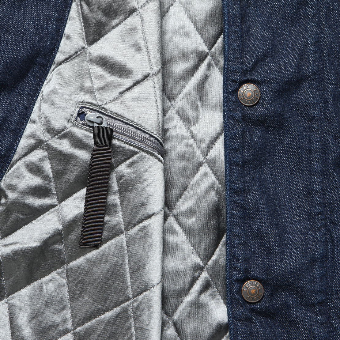 8oz Denim Lined CACTUS Coverall - Indigo - Kapital - STAG Provisions - Outerwear - Coat / Jacket