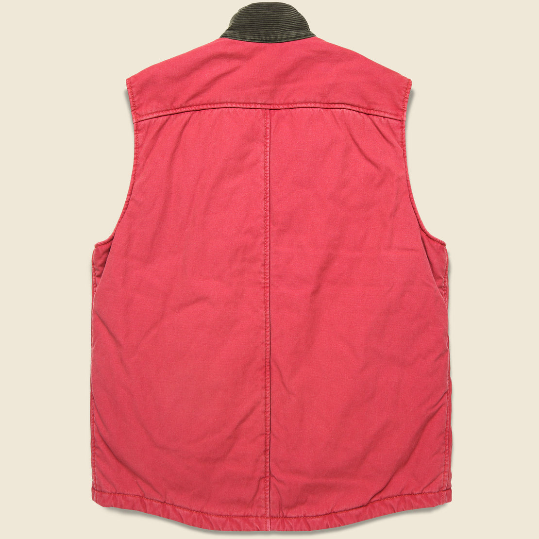 Canvas DOTERA Vest - Red - Kapital - STAG Provisions - Outerwear - Vest