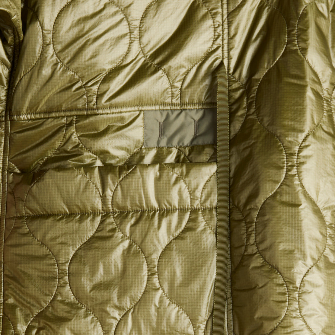Nylon Quilting Lining RING Coat - Khaki - Kapital - STAG Provisions - W - Outerwear - Coat/Jacket