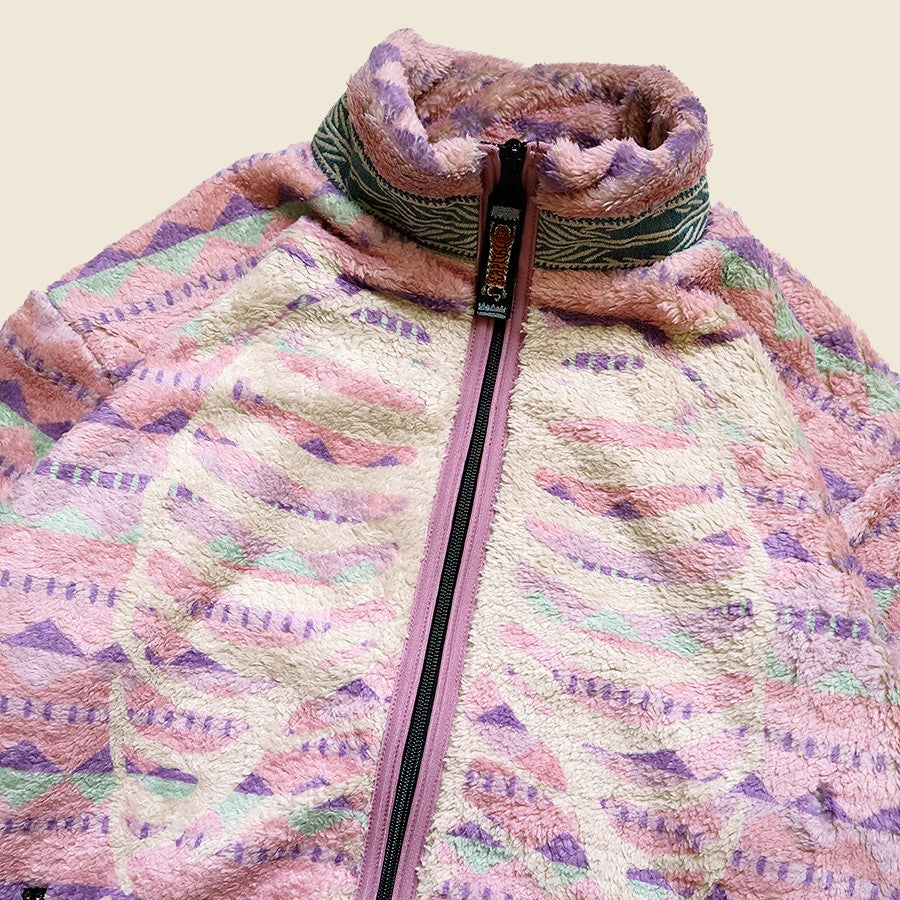 ASHLAND Strip & BONE Fleece ZIP Blouson - Pink - Kapital - STAG Provisions - W - Outerwear - Coat/Jacket
