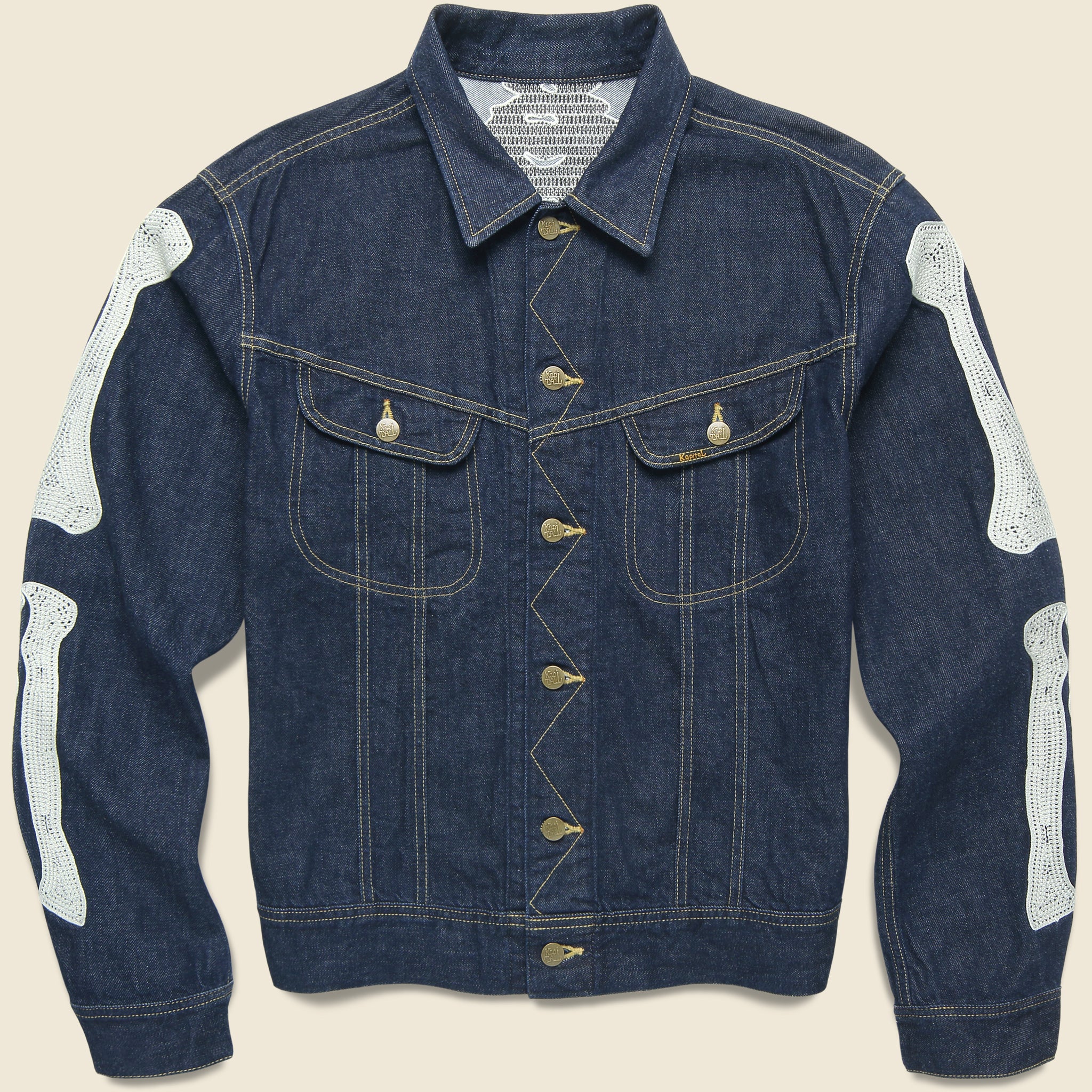 Denim Tuxedo Westerner Jacket - Indigo