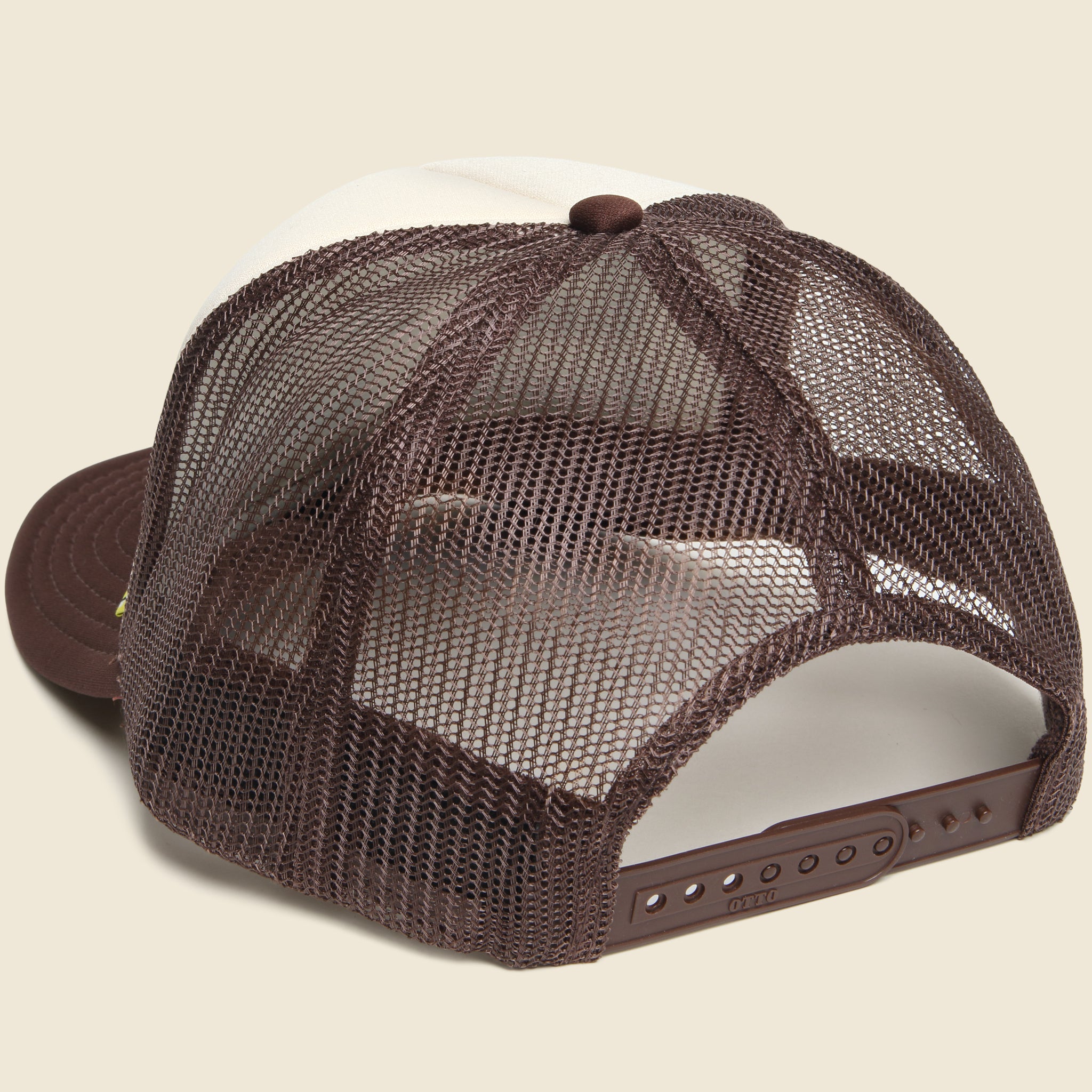 
                          Denim Repair Track Cap - Ecru/Brown
                        