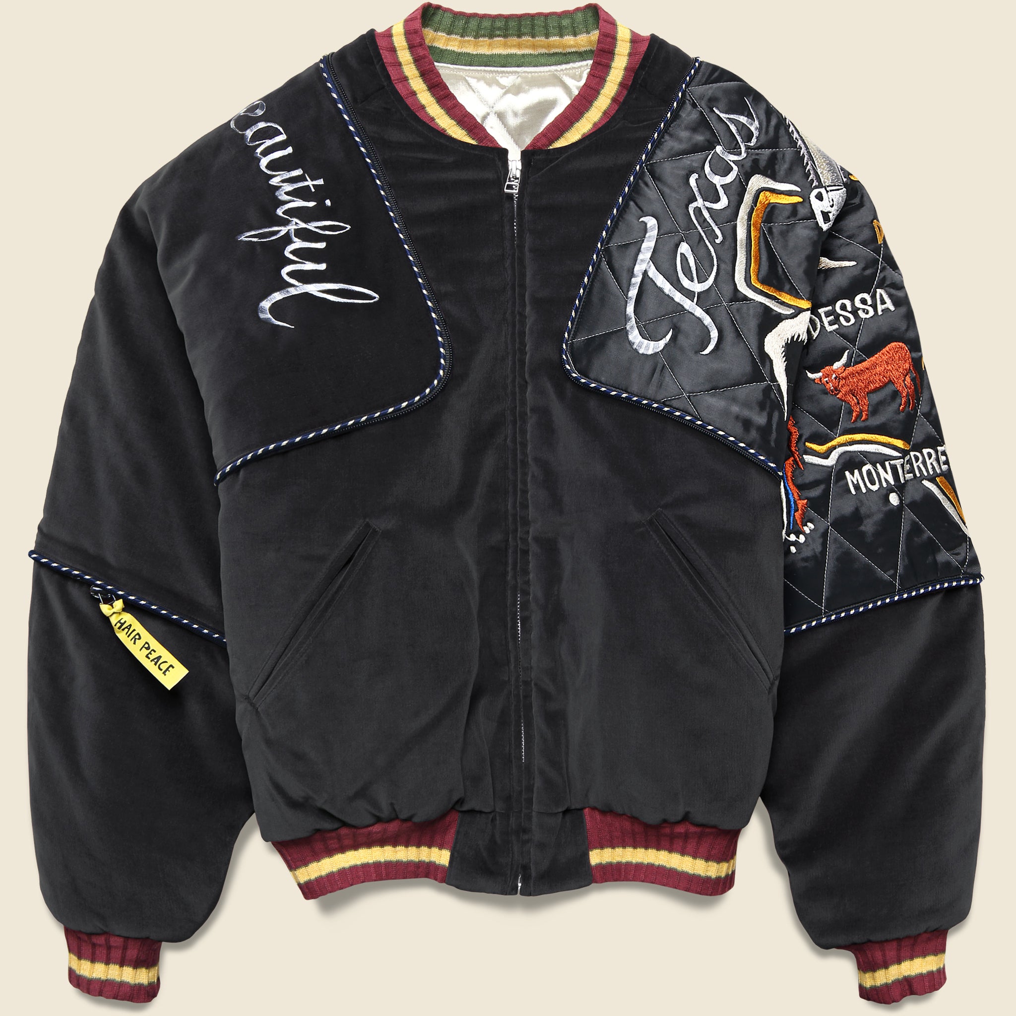 Velveteen Bomber Jacket - Beautiful Texas