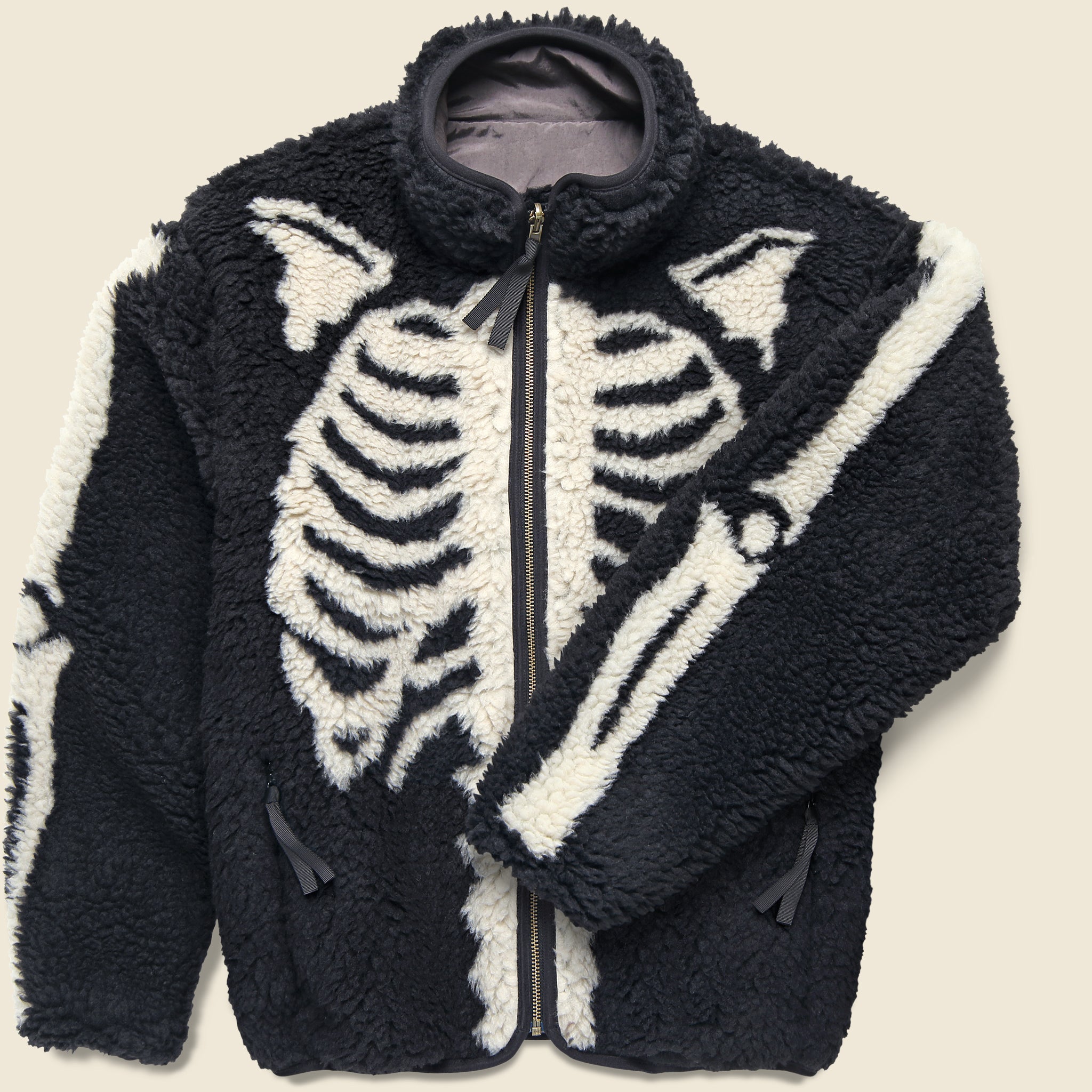 
                          Bone Boa Fleece Blouson - Black
                        