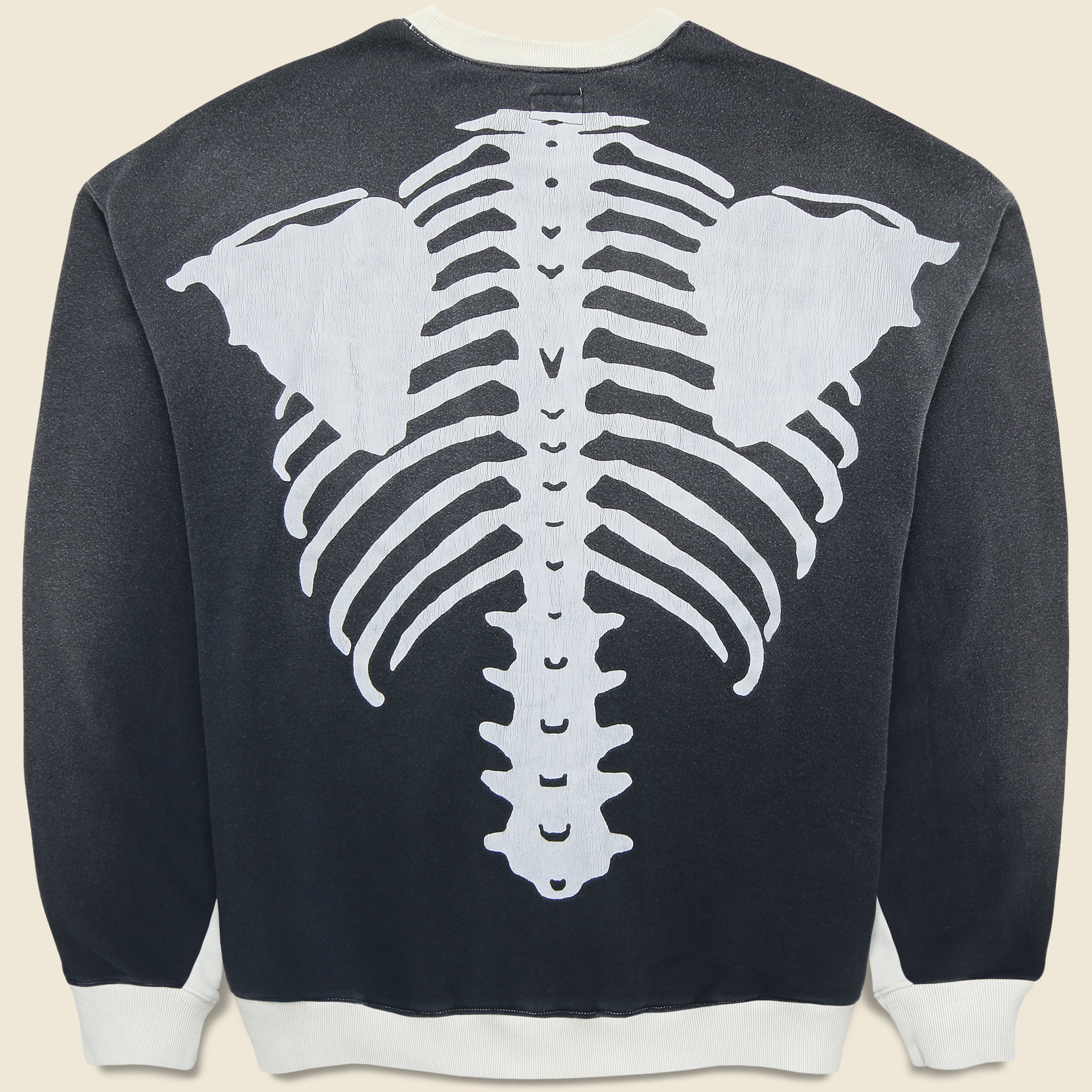 
                          2 Tones Remake Big Sweatshirt - Ecru/Black
                        
