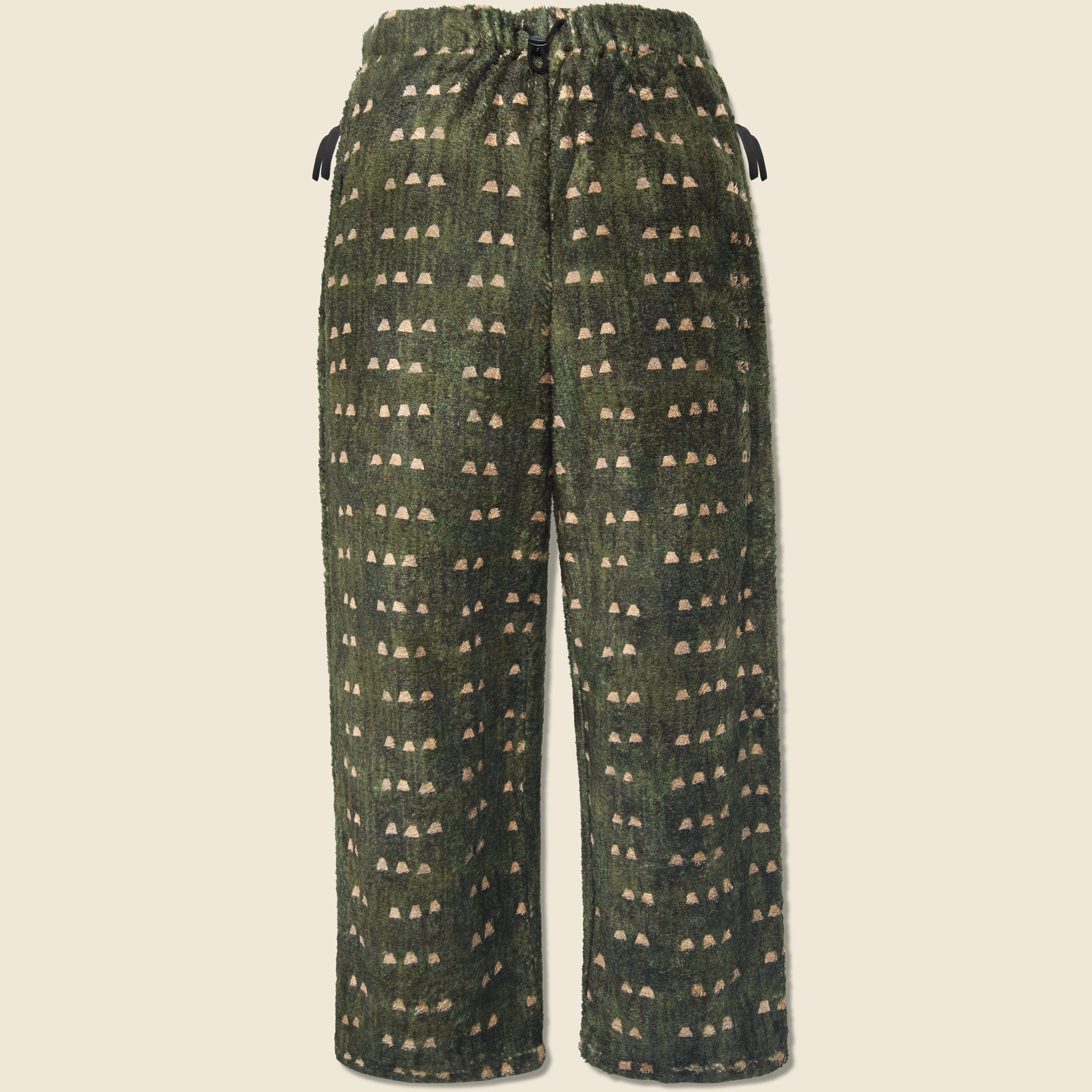 Tsume-Shobu Fleece Easy Straight Pants - Khaki