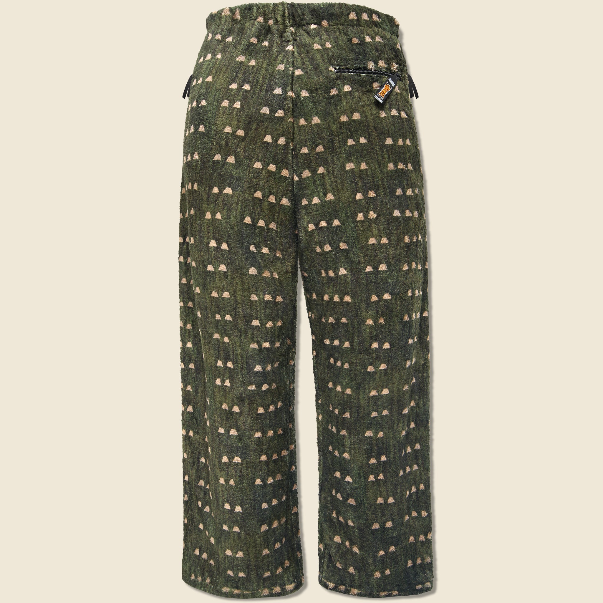 Tsume-Shobu Fleece Easy Straight Pants - Khaki - Kapital - STAG Provisions - Pants - Lounge