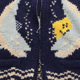 Hand Knit Trout Zip Cardigan - Navy - Kapital - STAG Provisions - Tops - Sweater