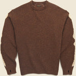 Wool Bone Crew Sweater - Brown - Kapital - STAG Provisions - Tops - Sweater
