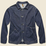 Denim Ringoman Coverall Jacket - Indigo - Kapital - STAG Provisions - Outerwear - Coat / Jacket