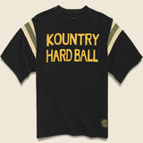 Great Kountry Baseball Football Tee - Black - Kapital - STAG Provisions - Tops - S/S Tee