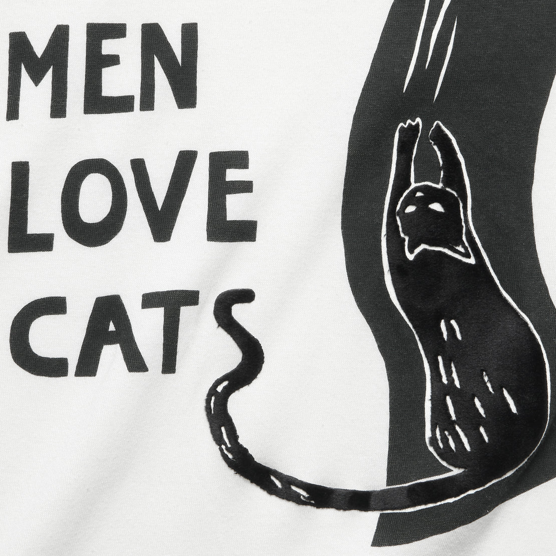 Denim Men Love Cats Ringer Tee - White - Kapital - STAG Provisions - Tops - S/S Tee