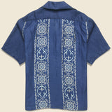 Havananaja Linen Cuba Shirt - Indigo - Kapital - STAG Provisions - Tops - S/S Woven - Other Pattern