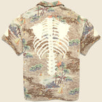 Kamekameha Bone Aloha Shirt - Brown - Kapital - STAG Provisions - Tops - S/S Woven - Other Pattern