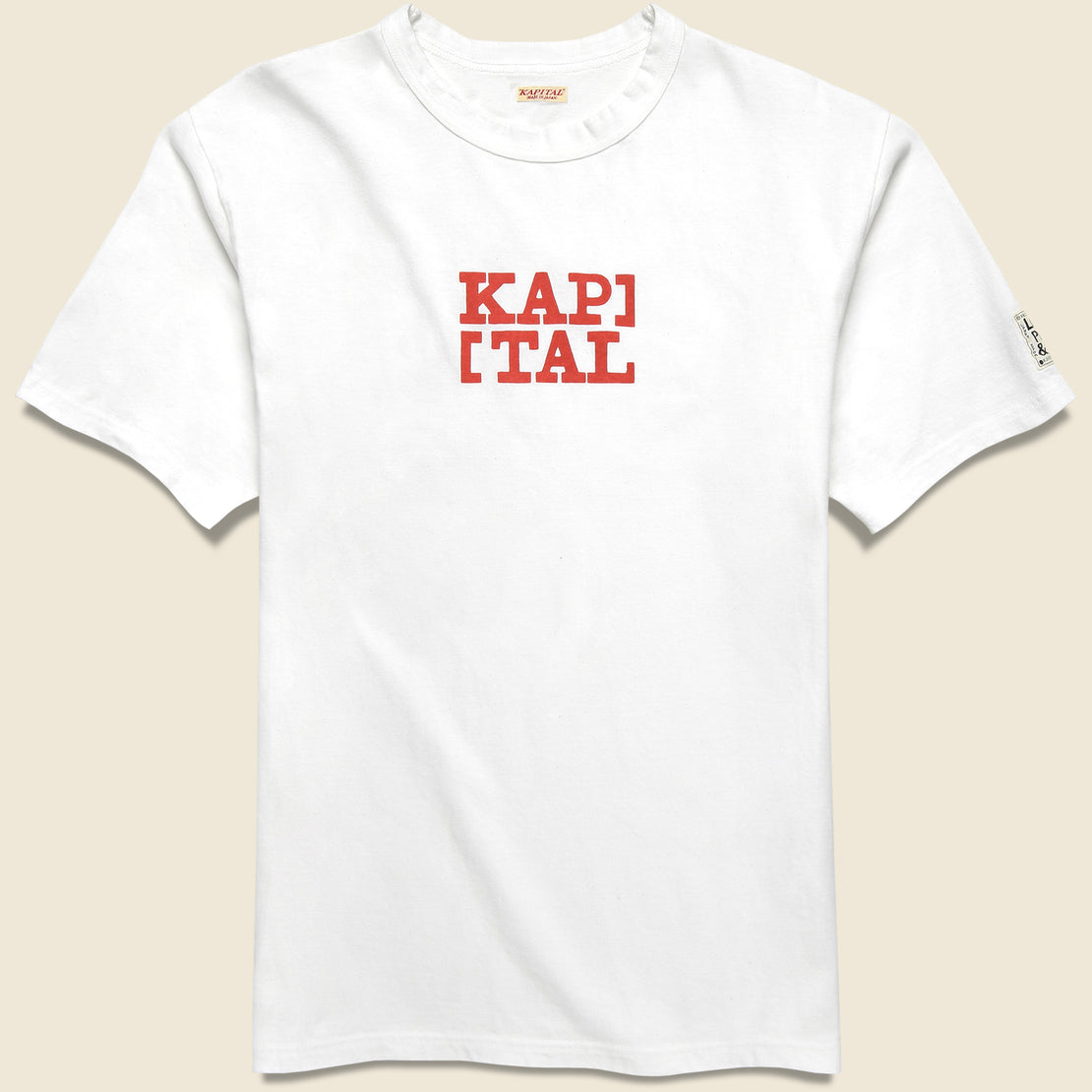 KAPITAL ホワイト/レッド Tシャツ T-Shirt | KAPITAL