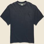 2 Tone Bone Pocket Tee - Black - Kapital - STAG Provisions - Tops - S/S Tee