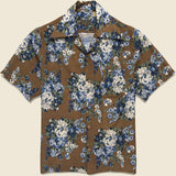 Champetre Maria Wrangle Aloha Shirt - Brown - Kapital - STAG Provisions - Tops - S/S Woven - Other Pattern