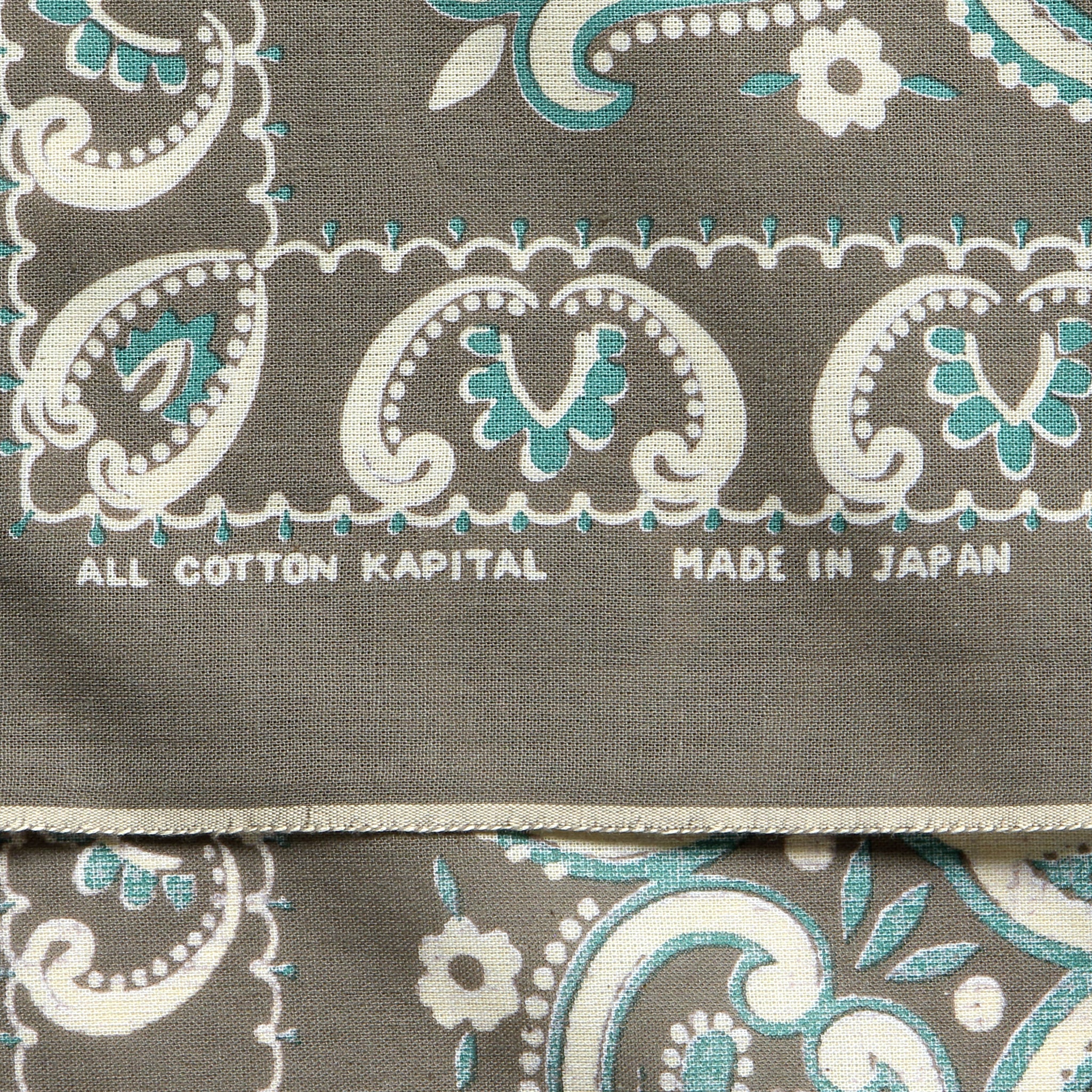 
                          Sammy Paisley Bandana - Khaki - Kapital - STAG Provisions - Accessories - Bandanas
                        