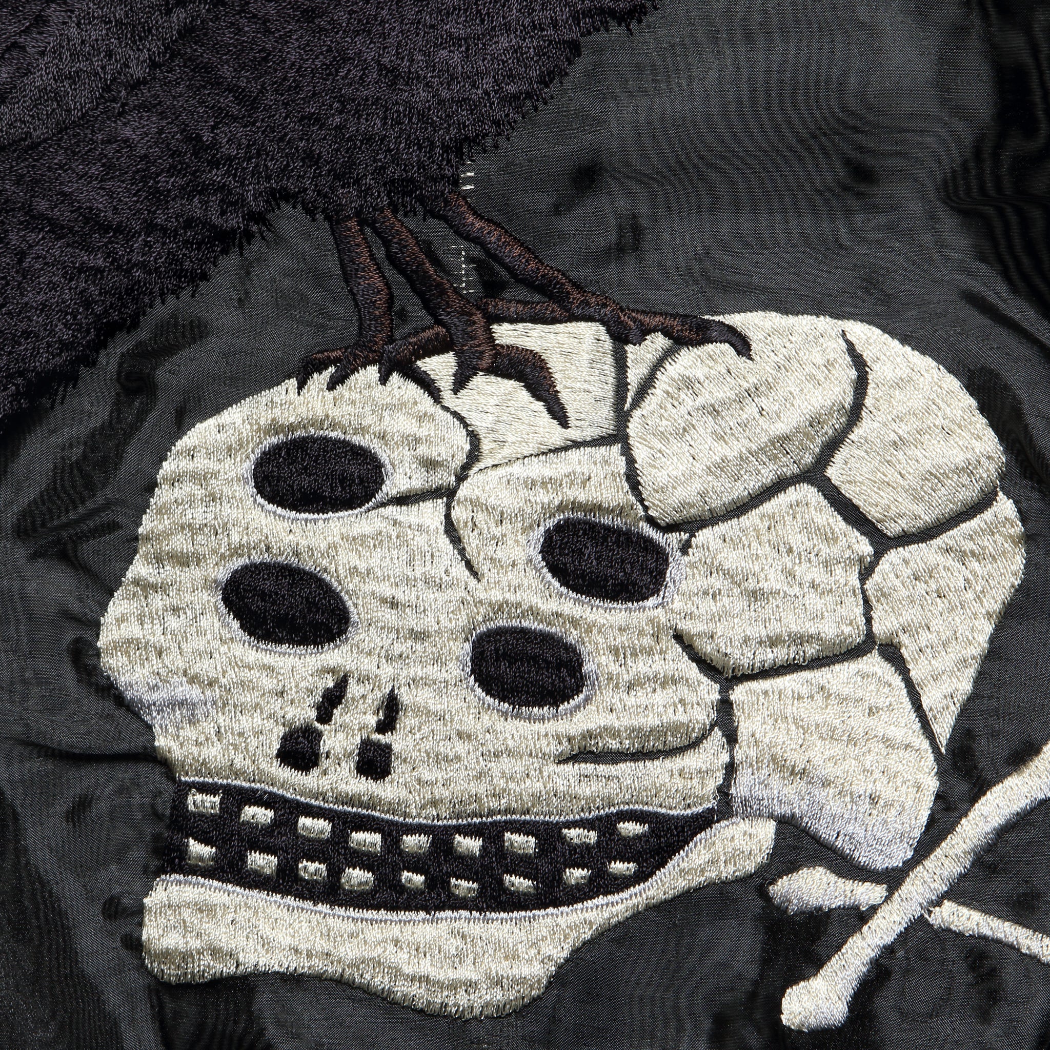 Sheer Pearl Raven & Skull Souvenir Jacket - Black - Kapital - STAG Provisions - Outerwear - Coat / Jacket