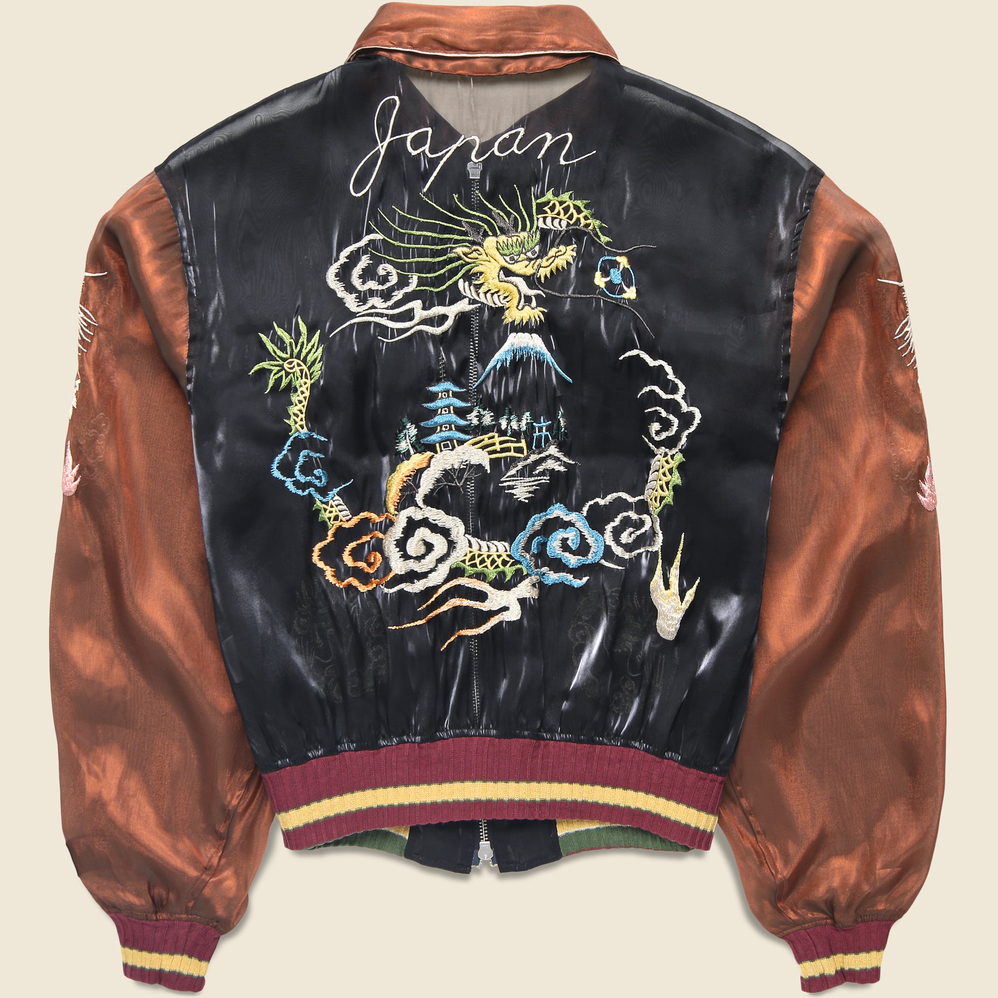 Sheer Pearl Mosquito Guard Vietnam Jacket - Black/Brown - Kapital - STAG Provisions - Outerwear - Coat / Jacket