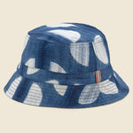 Reversible Shibori Bucket Hat - Indigo/Sand - Kardo - STAG Provisions - Accessories - Hats