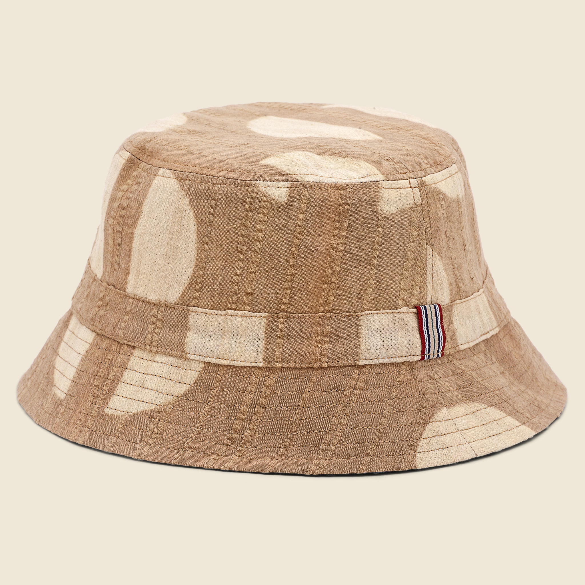 
                          Reversible Shibori Bucket Hat - Indigo/Sand - Kardo - STAG Provisions - Accessories - Hats
                        