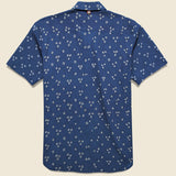 Lamar Pyramid Dot Bandhani Shirt - Indigo - Kardo - STAG Provisions - Tops - S/S Woven - Dot