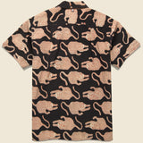 Tiger Block Print Shirt - Black - Kardo - STAG Provisions - Tops - S/S Woven - Other Pattern