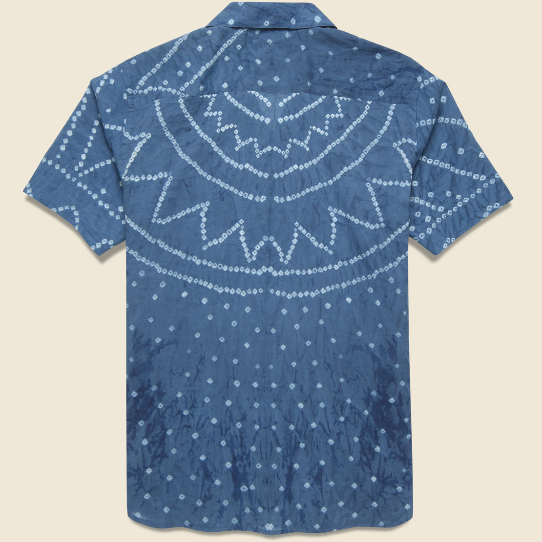 Bandhani Dot Print Shirt - Indigo - Kardo - STAG Provisions - Tops - S/S Woven - Dot