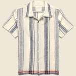 Handwoven Stripe Shirt - Indigo - Kardo - STAG Provisions - Tops - S/S Woven - Stripe